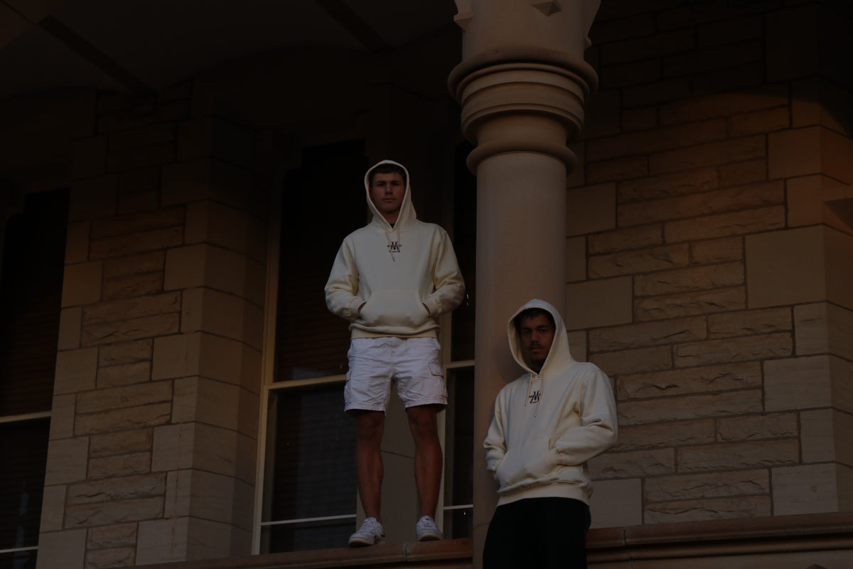 Cream n Brown Hoodie