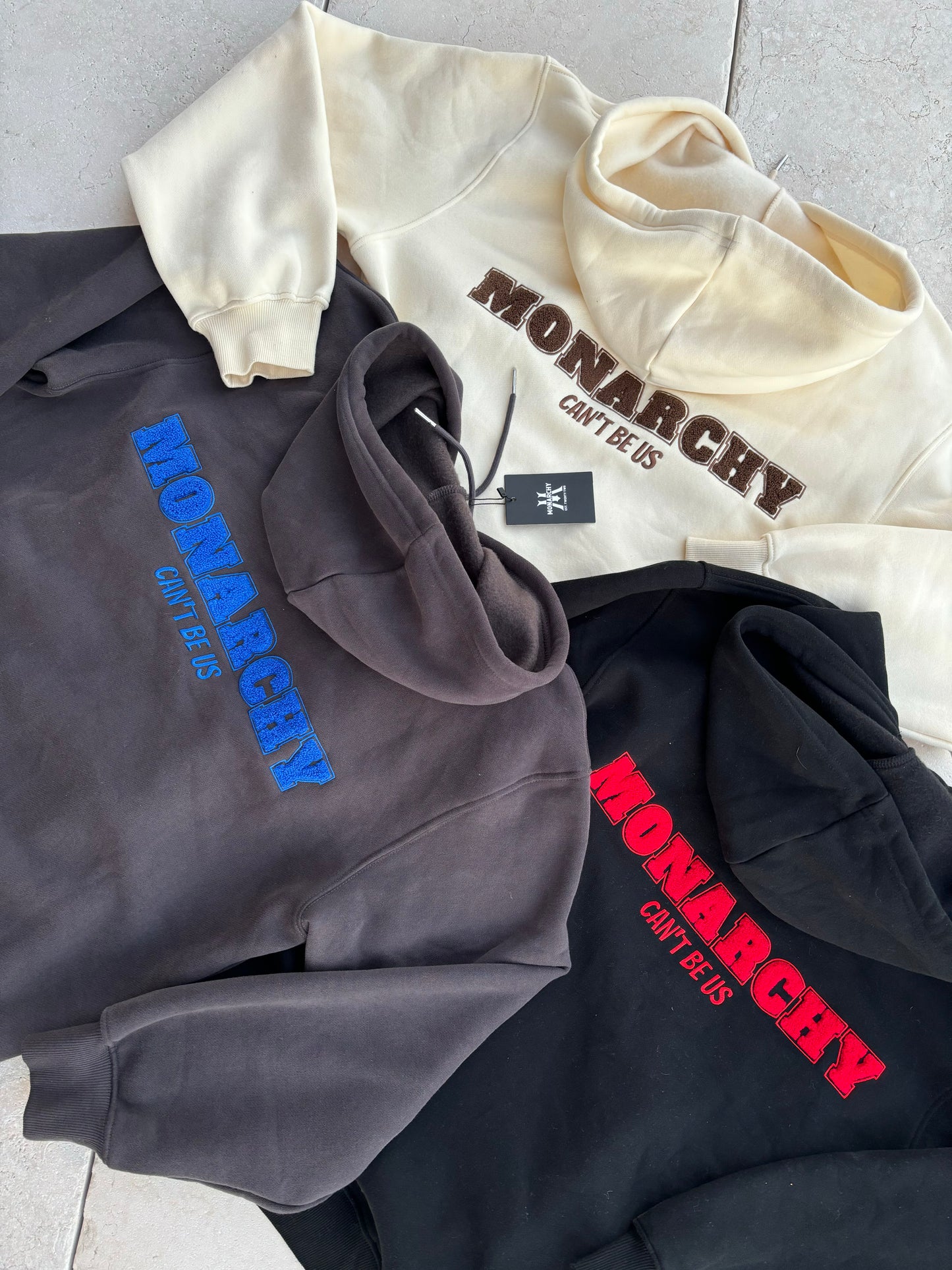Grey N Blue Hoodie