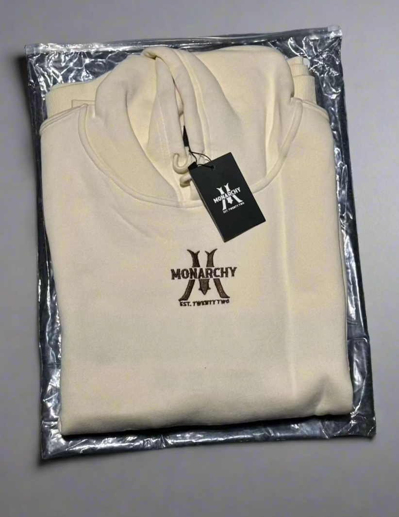 Cream n Brown Hoodie